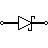 símbolo de diodo Schottky
